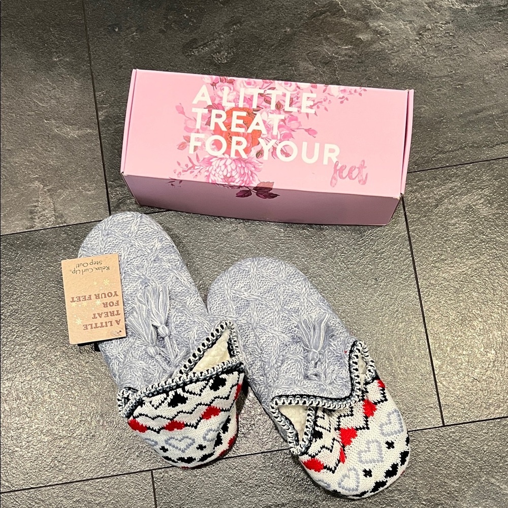 Cozy Gray and Black Slippers